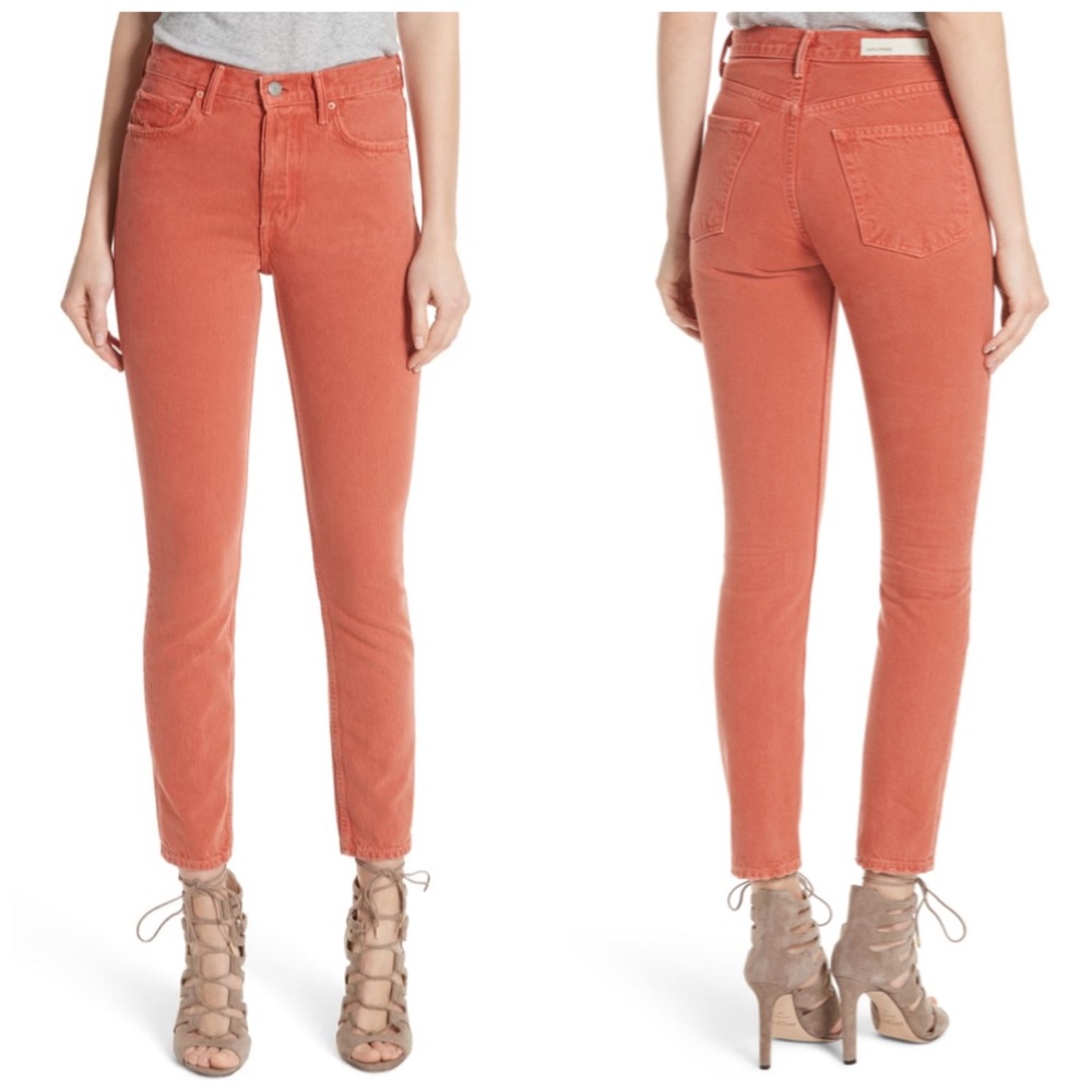 NWT Mother Karolina High Waist Skinny Jeans